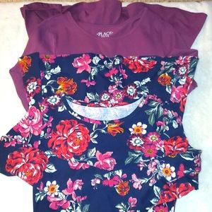 **FINAL CLEARANCE** 2 Long Sleeve Skater Dresses, Size 7-8